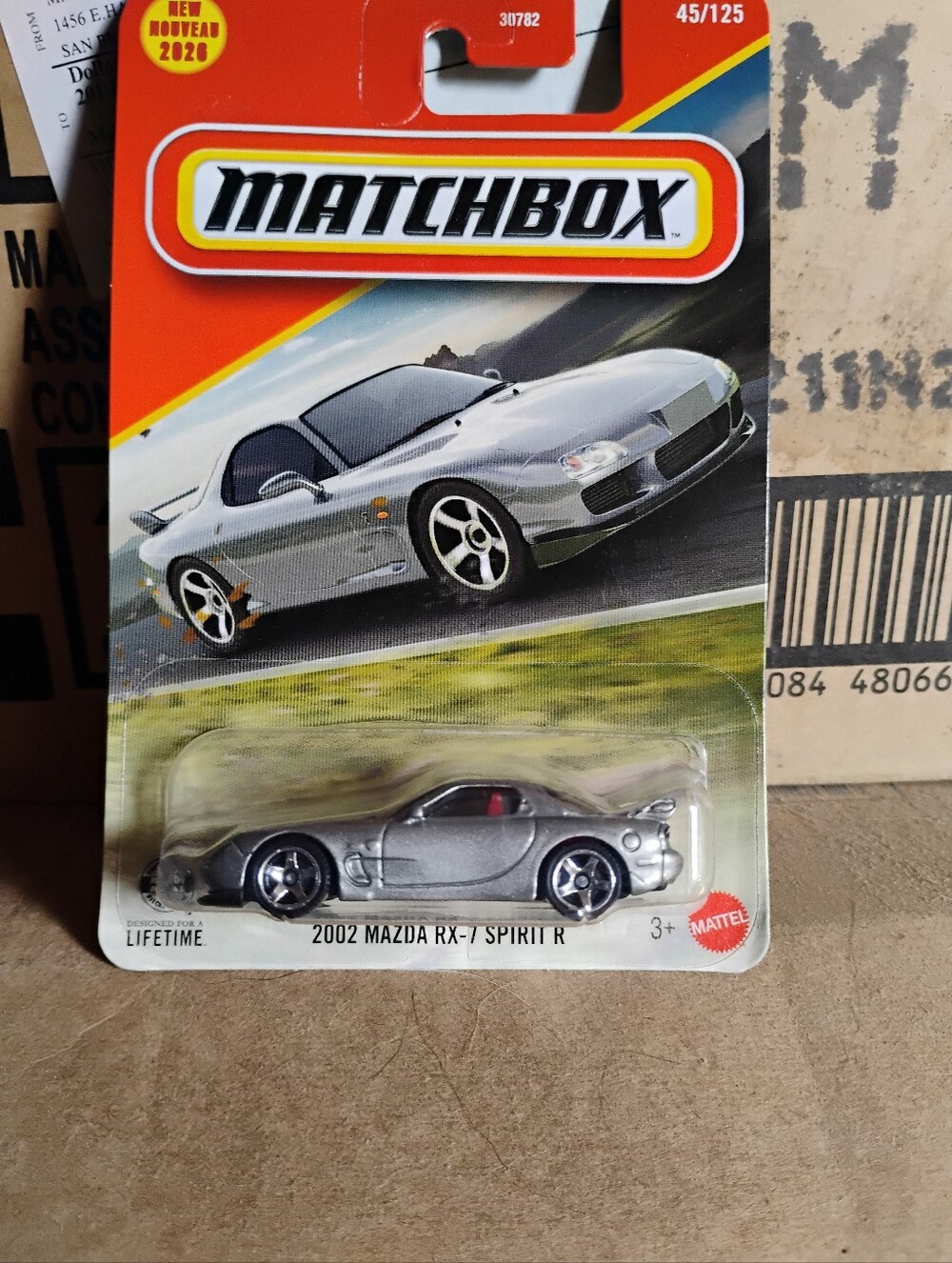 Matchbox 2002 Mazda RX-7 Spirit R SILVER 45/125